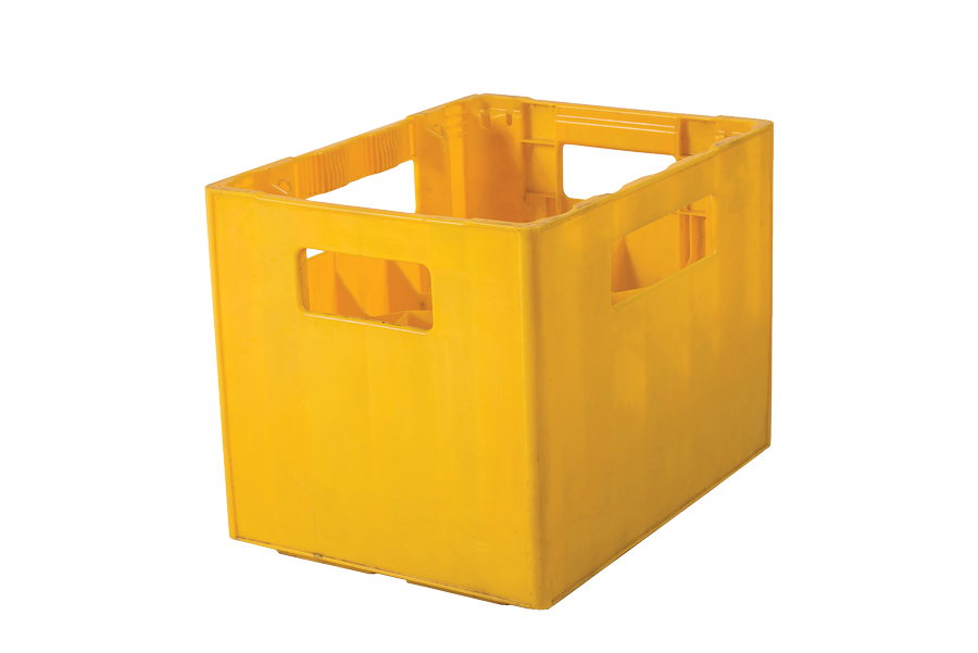 20 spaces plastic crate for 0,5 litre beer bottles